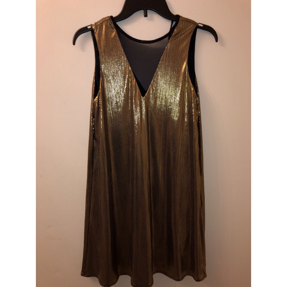 Gold dress